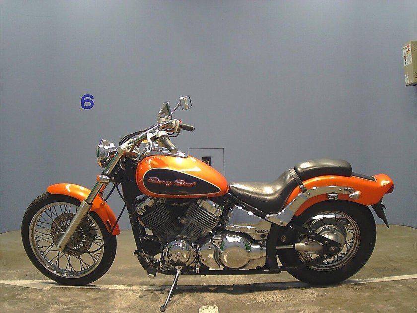 Yamaha Drag Star 400 оранжевый