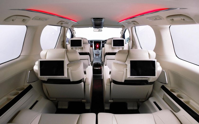 Toyota Alphard 2007 салон