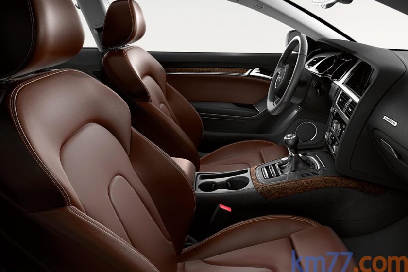 Audi a5 коричневый салон