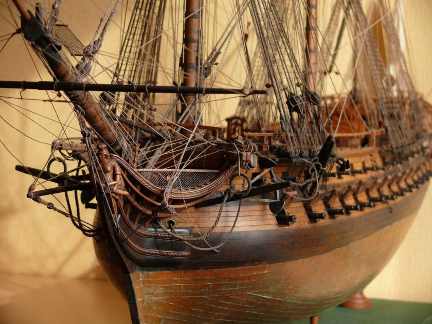 Судомоделирование парусных кораблей 17 века