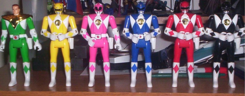 Power Rangers игрушки 90