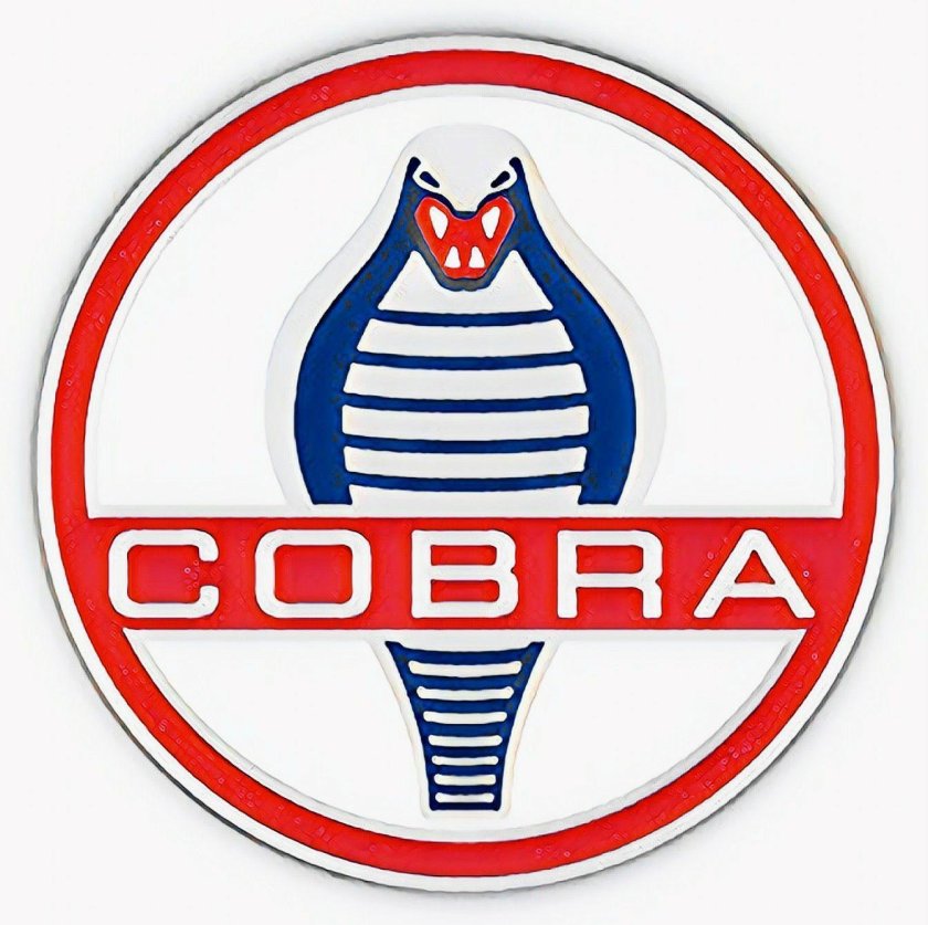 Автомобиль с логотипом кобры