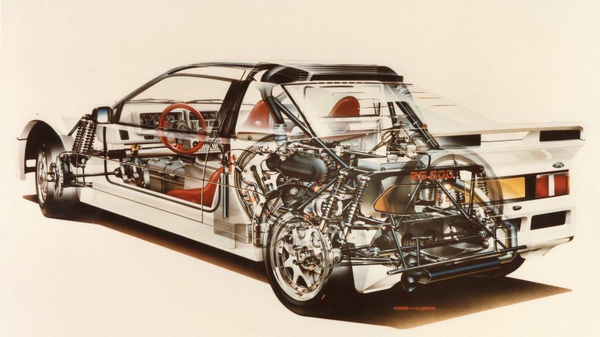 Ford rs200 Cutaway