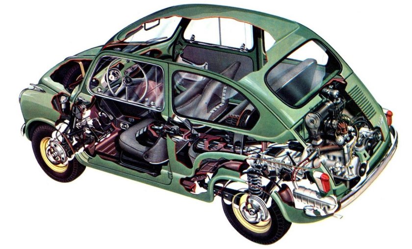 Fiat 600 автомобиль