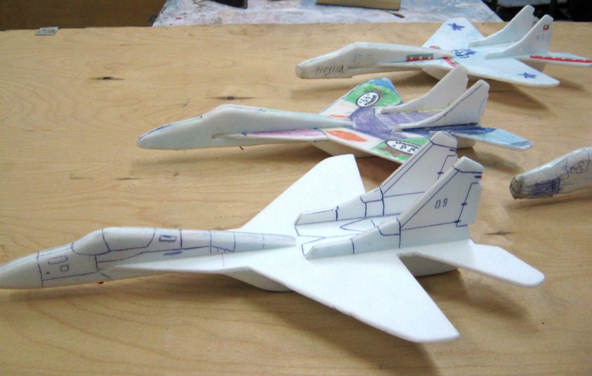 Планер миг 29 из потолочки