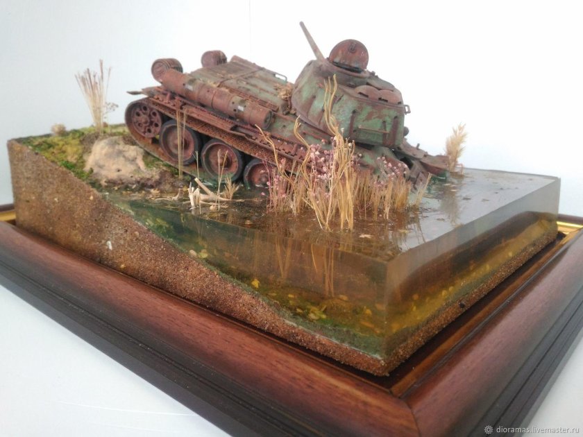 Диорама с т-37