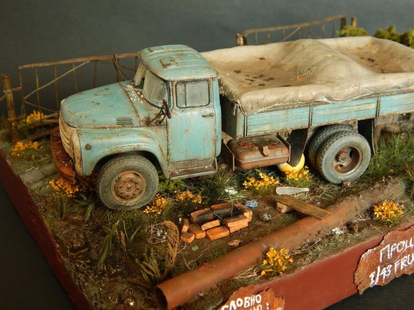 ЗИЛ 130 диорама