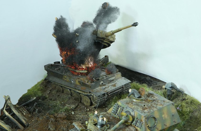 Диорама Демянский котёл 1 35