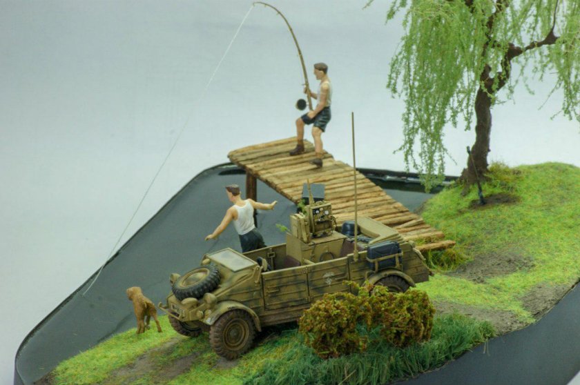 Диорама рыбалка