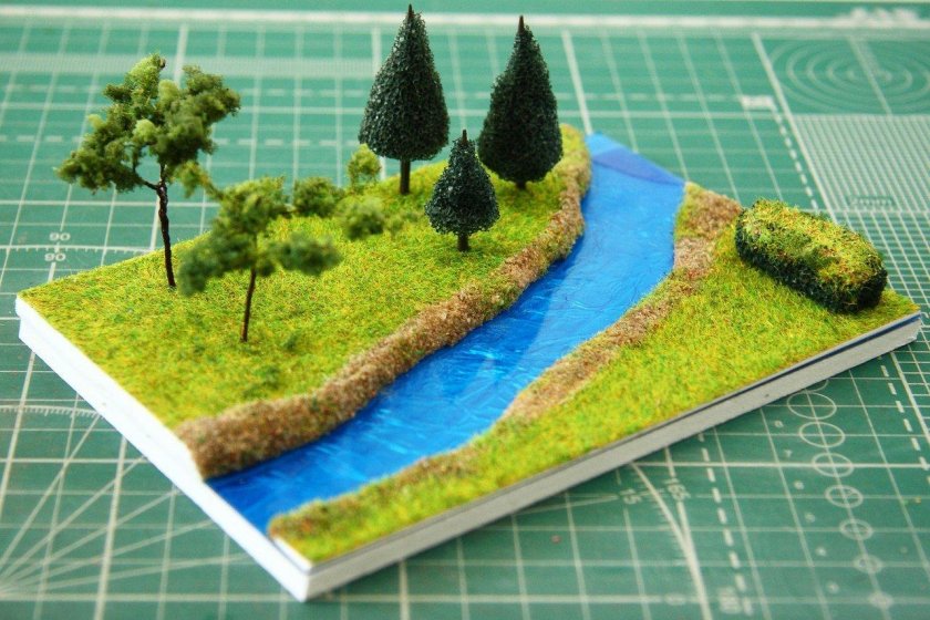 Макет ландшафта