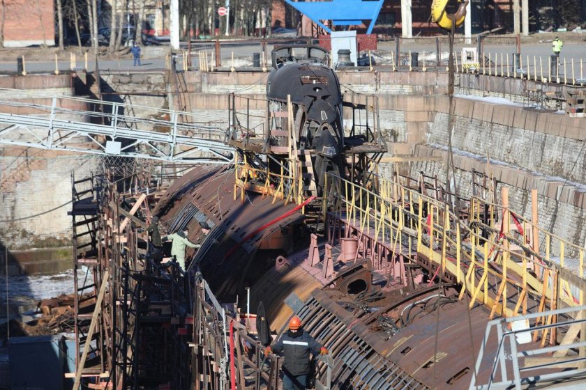 К3 подлодка в Кронштадте