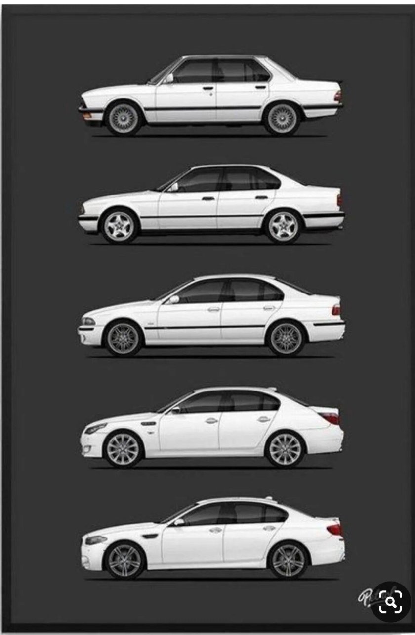 BMW 5 кузова по годам