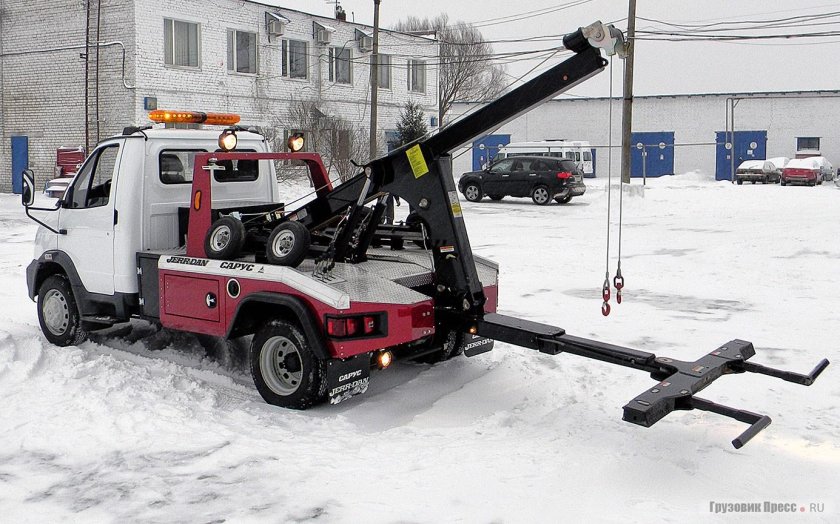 ГАЗ Валдай эвакуатор с частичной погрузкой