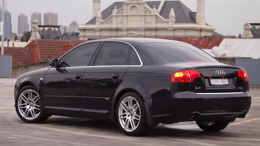Audi a4 b7 черные диски