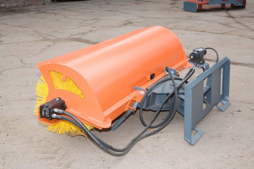 Неповоротная щетка для фронтального погрузчика