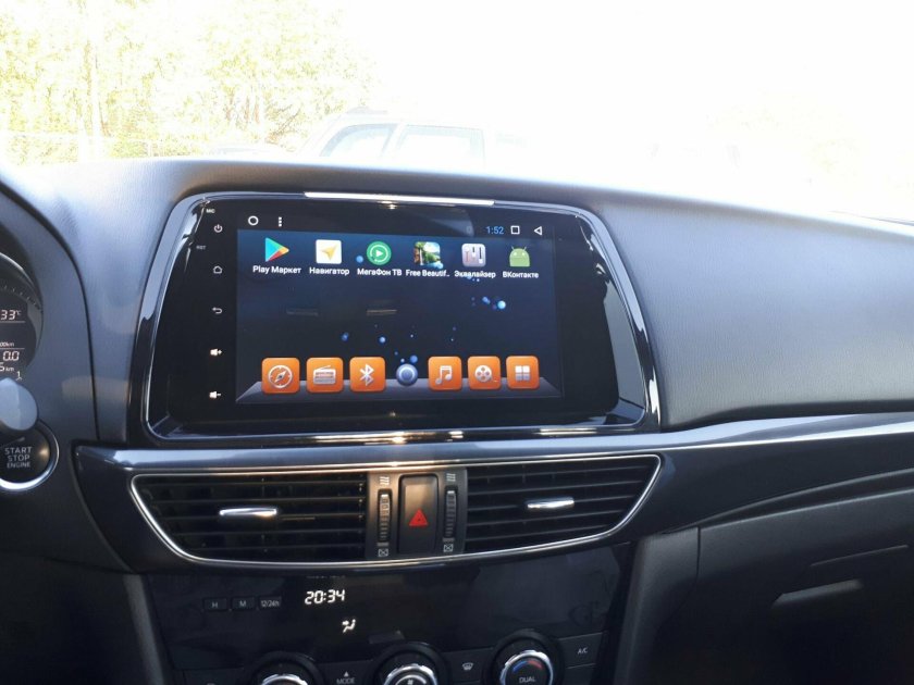 Мазда 6 2013 штатная магнитола