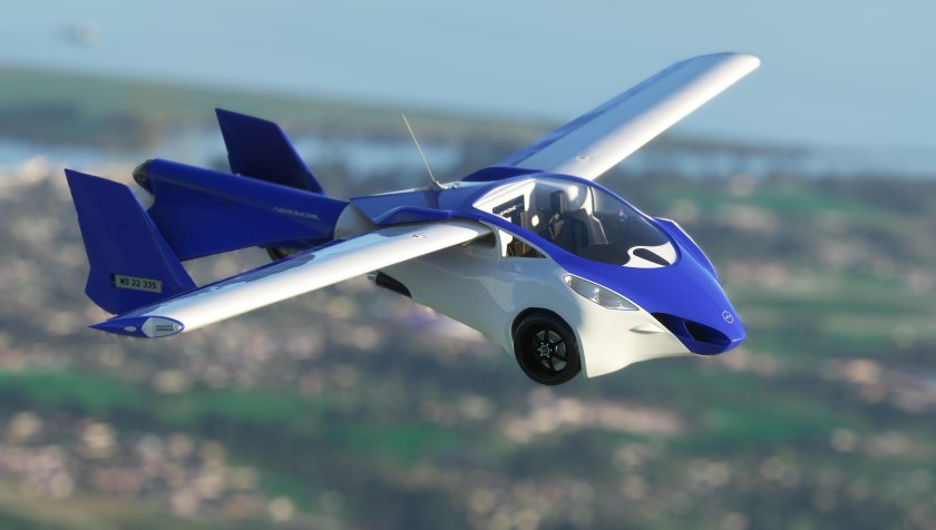 Летающий автомобиль aeromobil