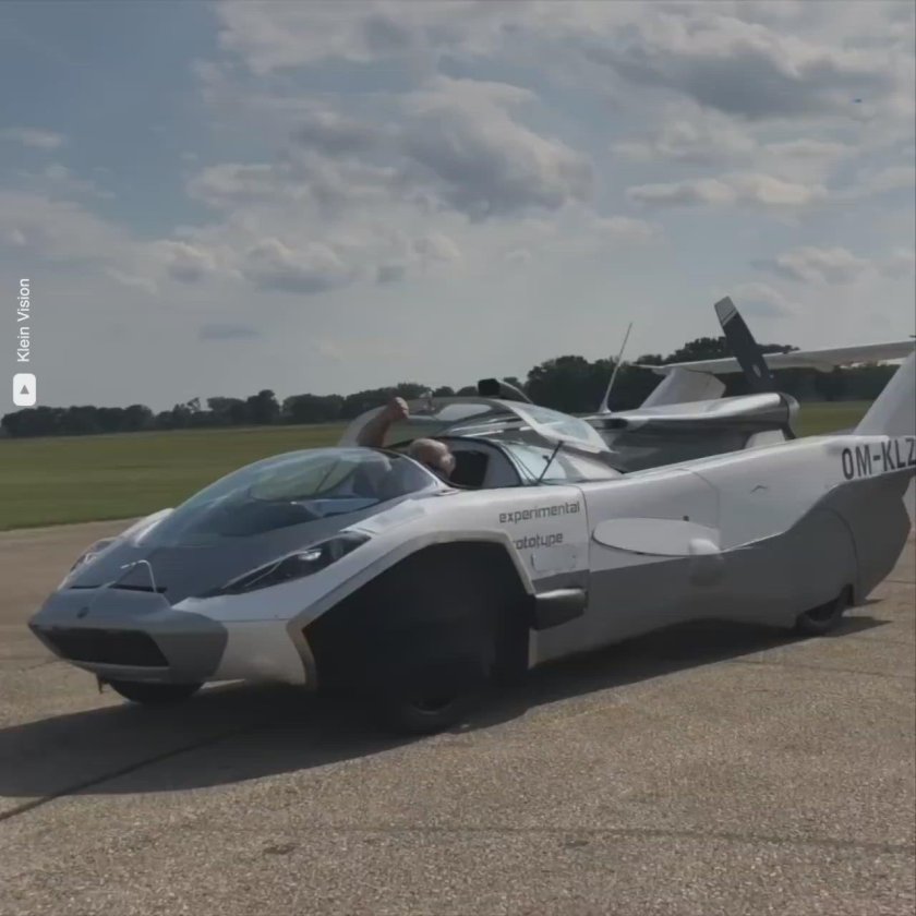 Летающий автомобиль в Словакии