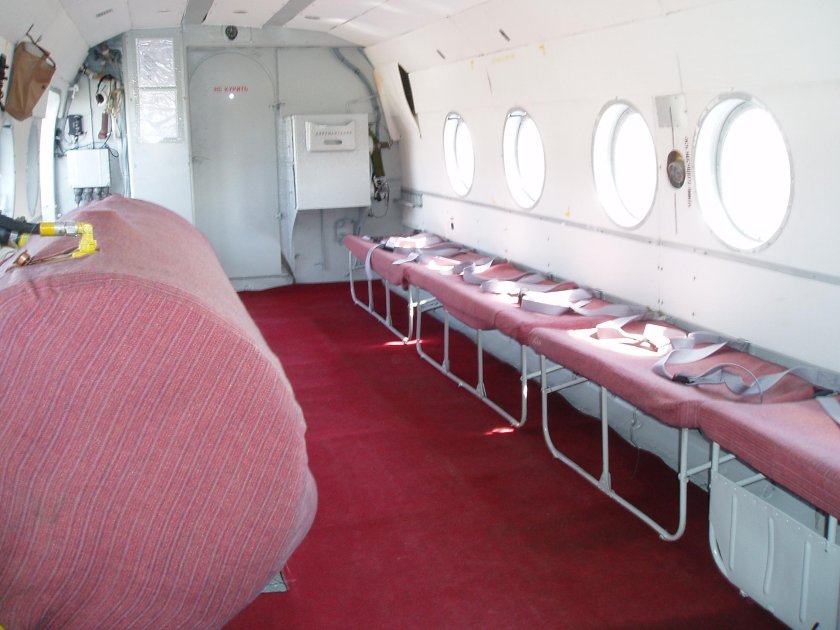 Салон вертолета ми-8