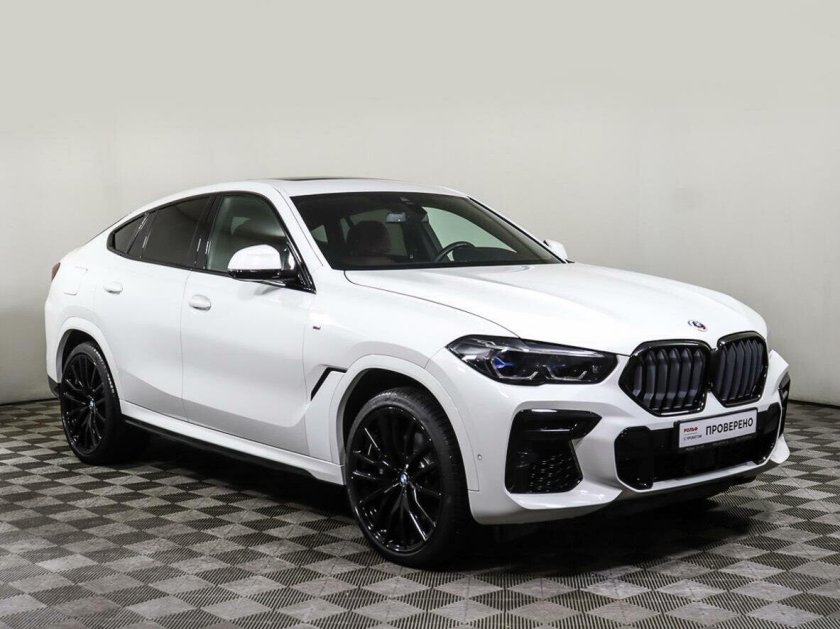 Белая бмв х 6