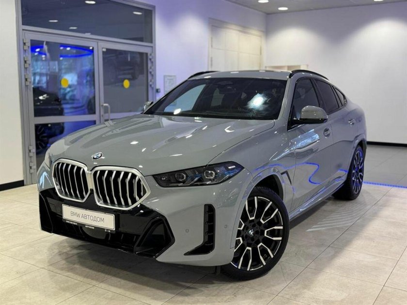 Бмв х 6 серая