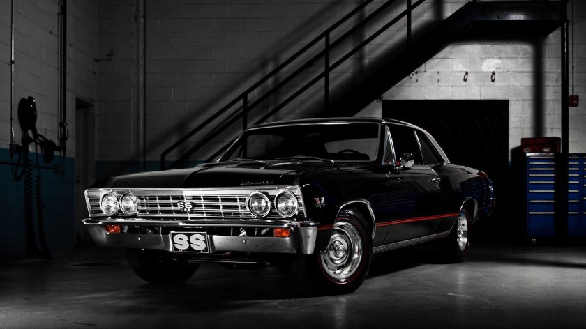 Chevrolet Chevelle чёрная