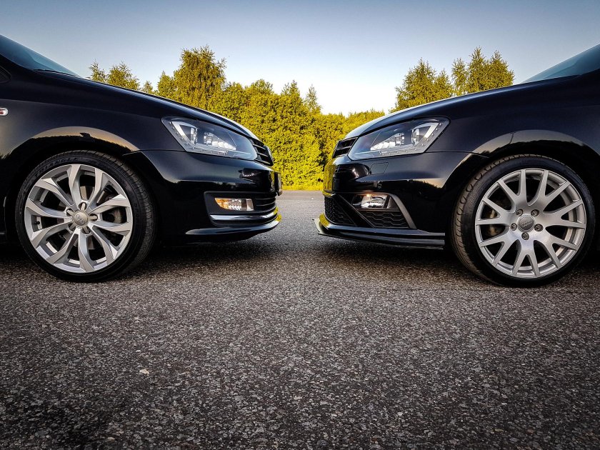 Диски Ауди а1 r17 на поло седан