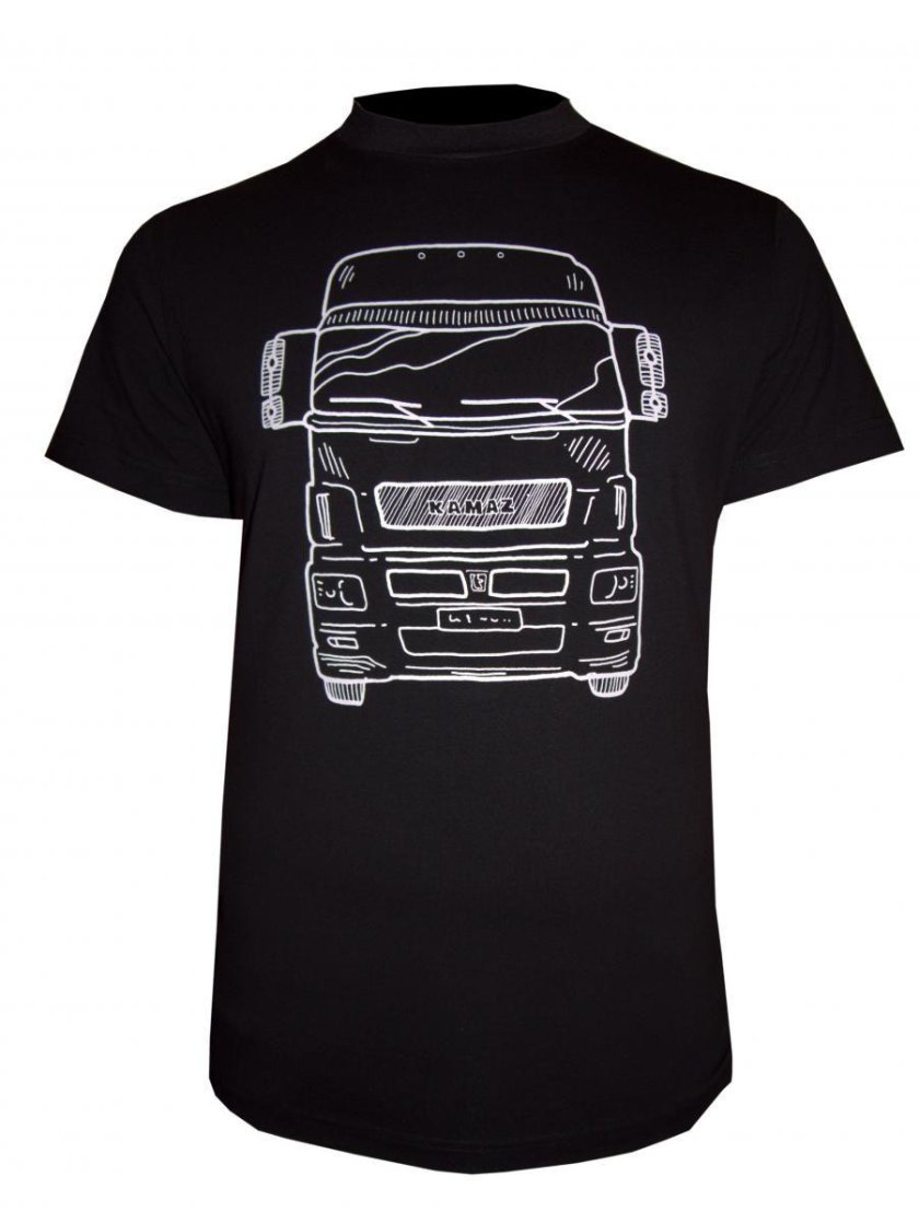 Футболка иллюстрация КАМАЗ 5490