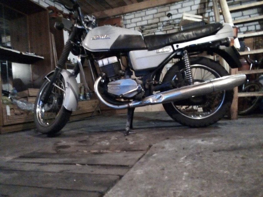 Ява 638 серебристая