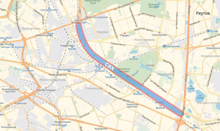 Эстакада свх Лихоборы