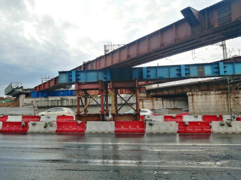 Эстакада над ж д в Быково