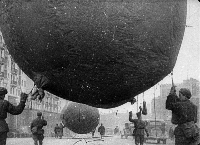 Аэростаты в Москве 1941
