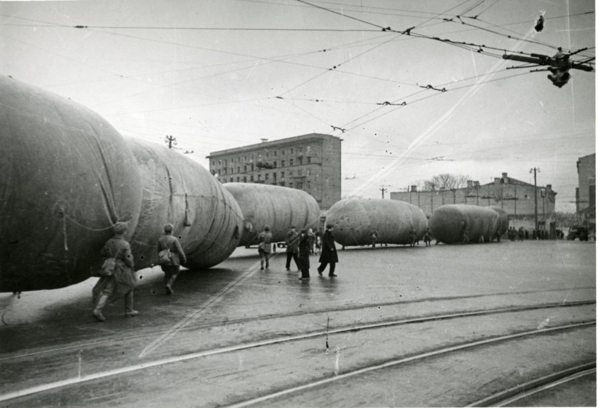 Аэростаты в Москве 1941