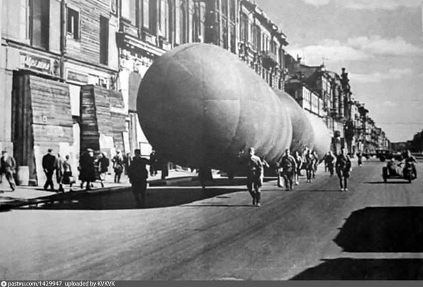 Аэростат блокада Ленинграда