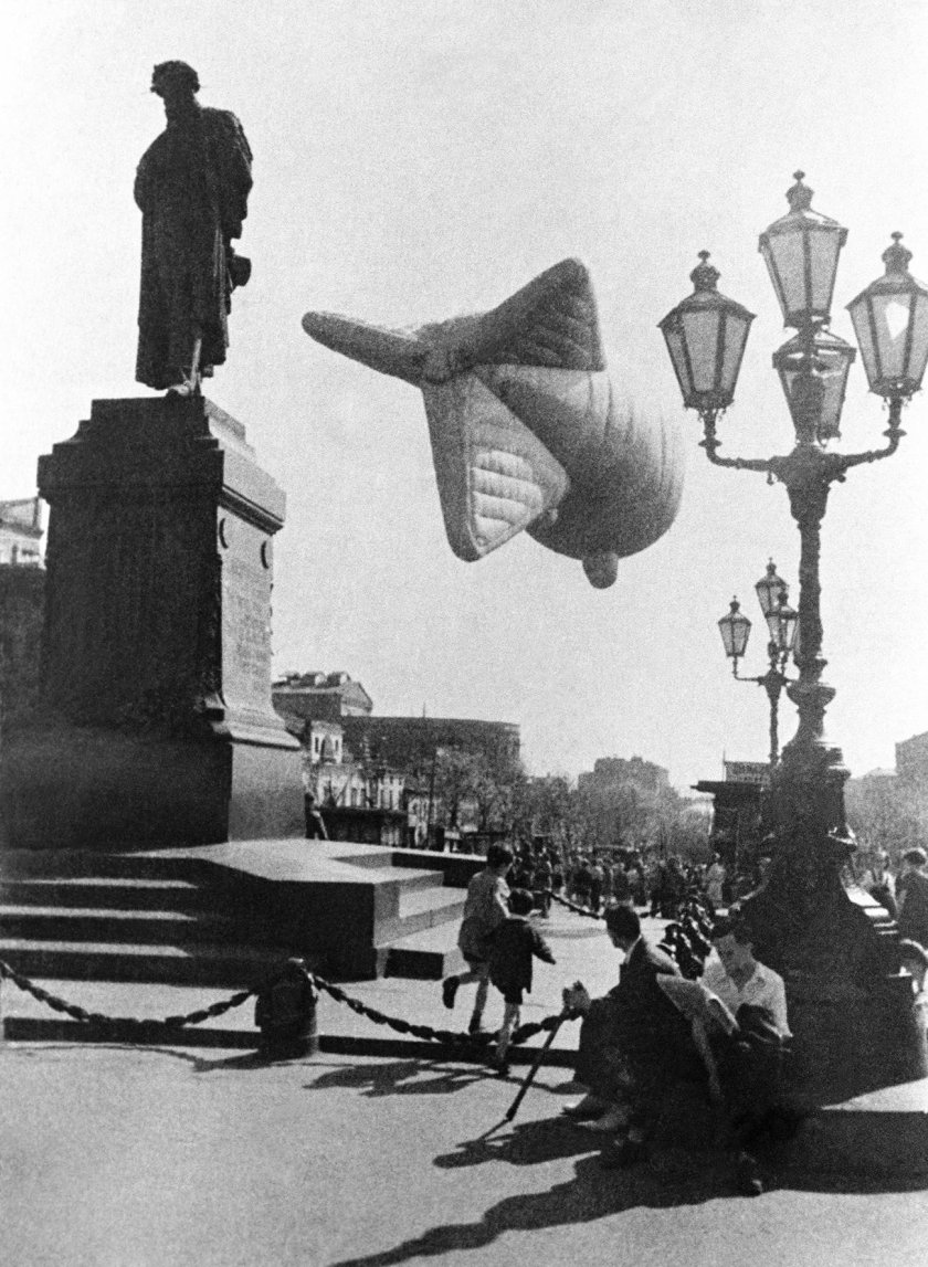Аэростаты в Москве 1941
