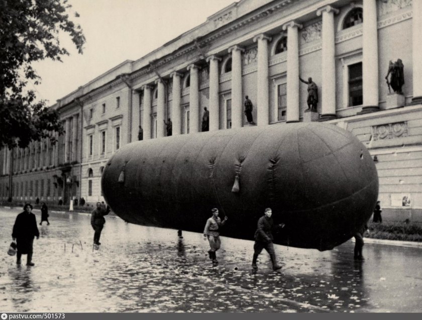 Аэростат блокада Ленинграда