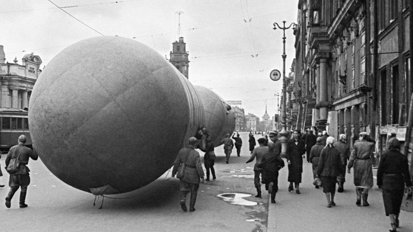 Аэростат блокада Ленинграда