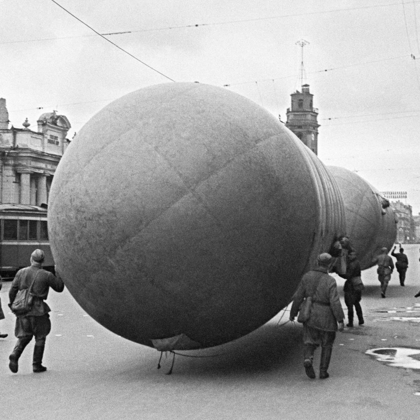 Аэростаты в блокадном ленинграде