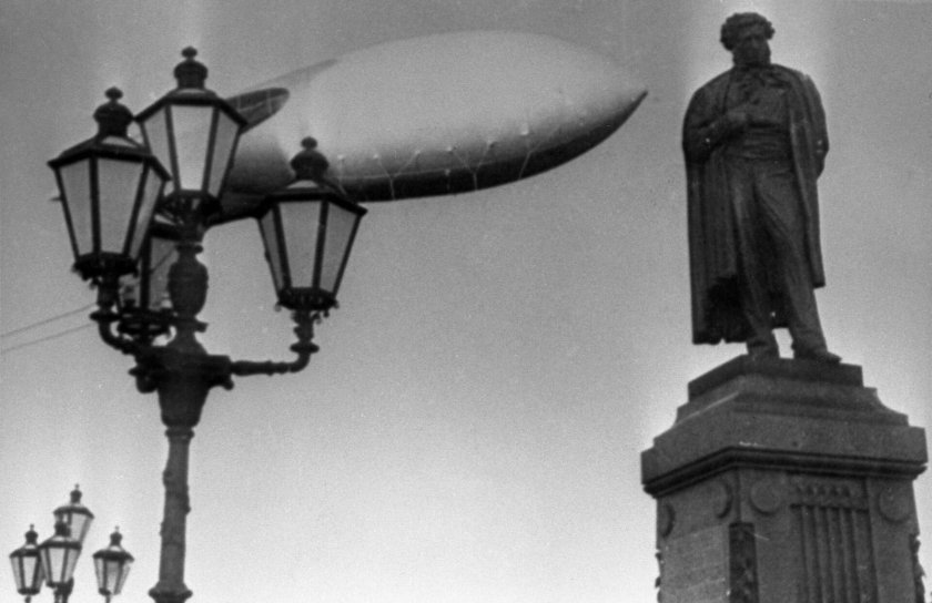 Аэростаты в Москве 1941