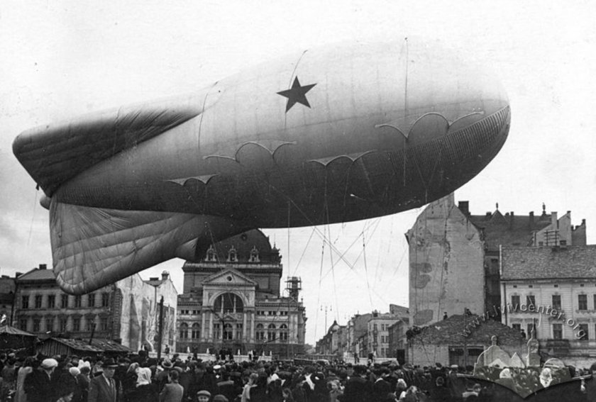 Аэростаты в Москве 1941