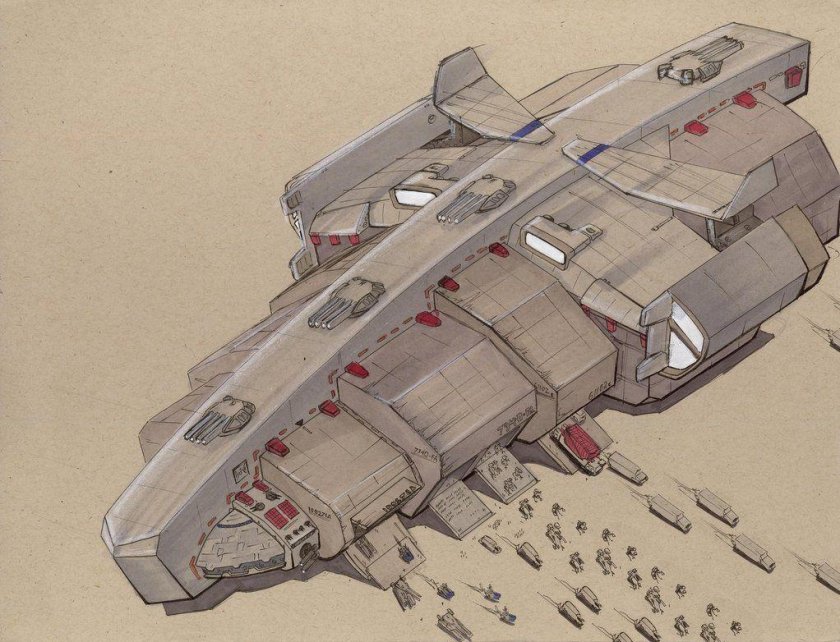 Космический корабль челнок вархаммер