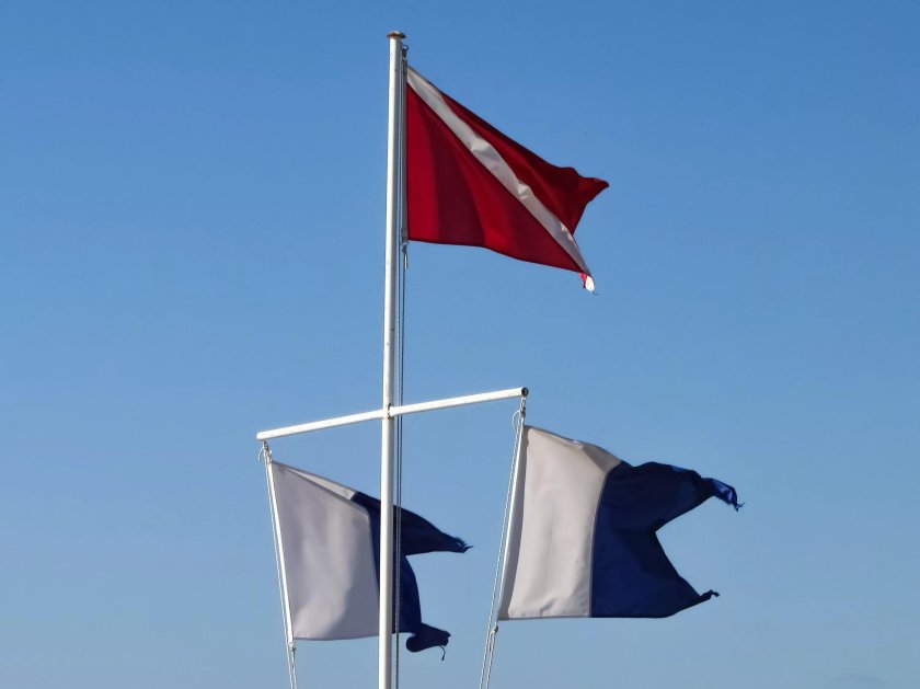 Флагшток на корабле