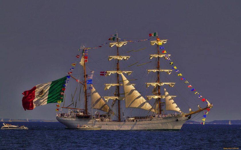 Флаг на корабле