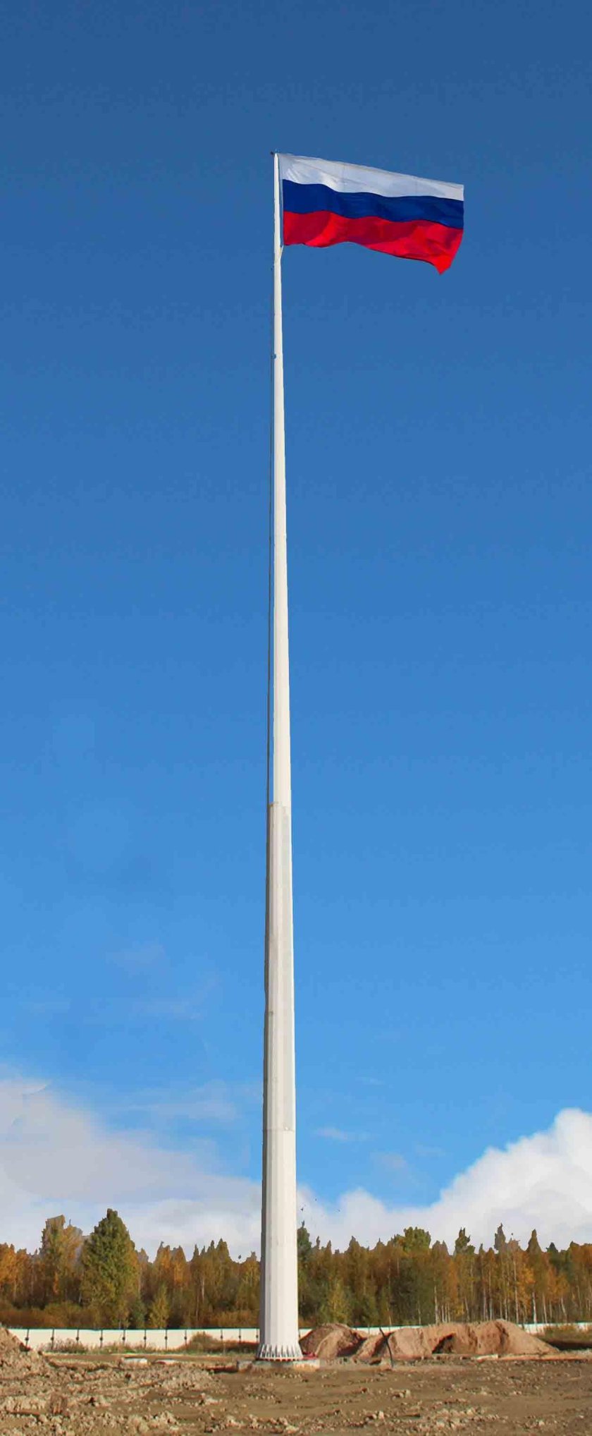 Флагшток уличный стационарный секционный Nordwerk стандарт 6 метров