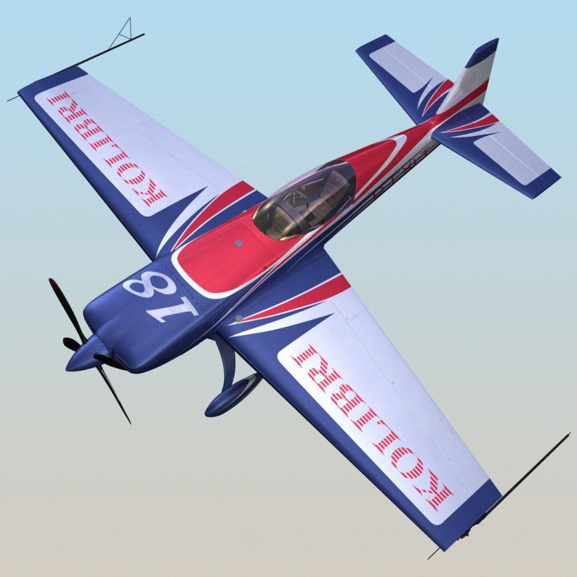 Самолет 3d модель