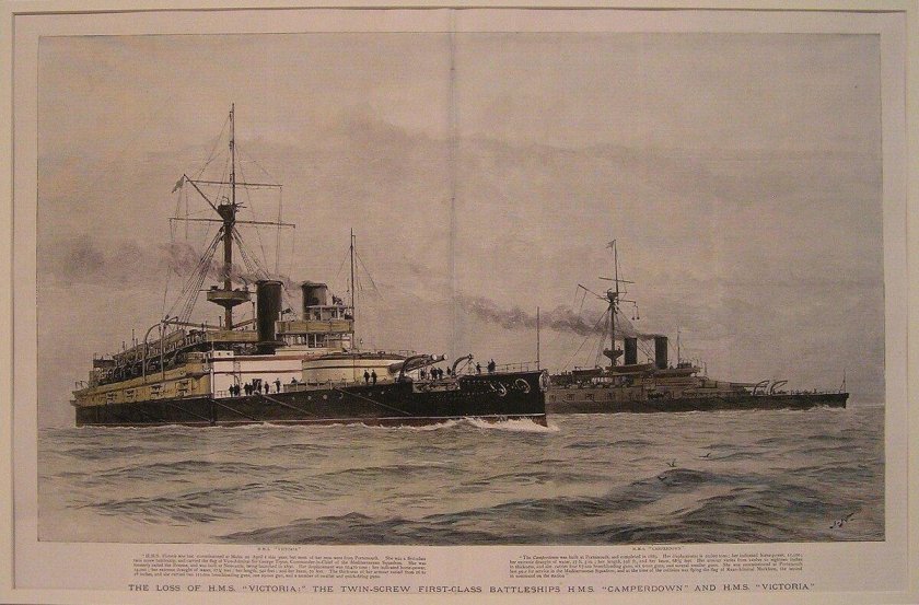 Броненосец HMS Виктория