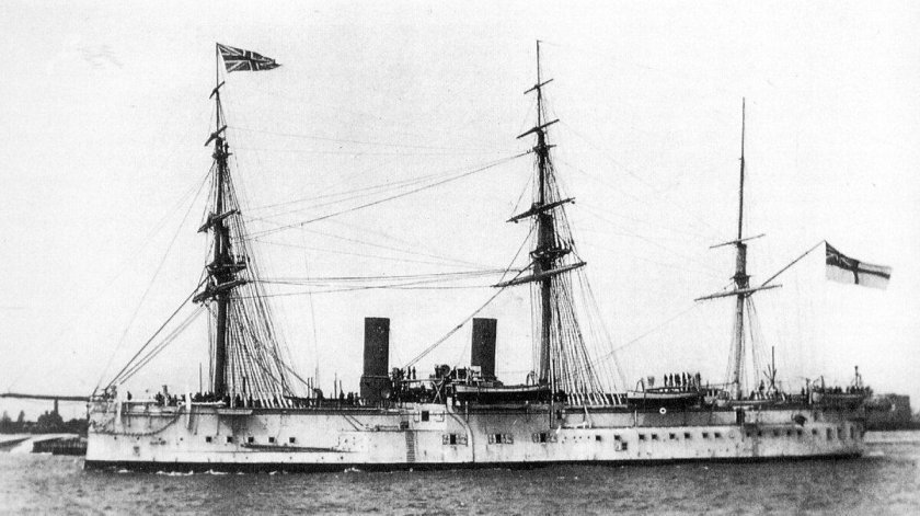 Броненосец Александра Англия 1877 казематный