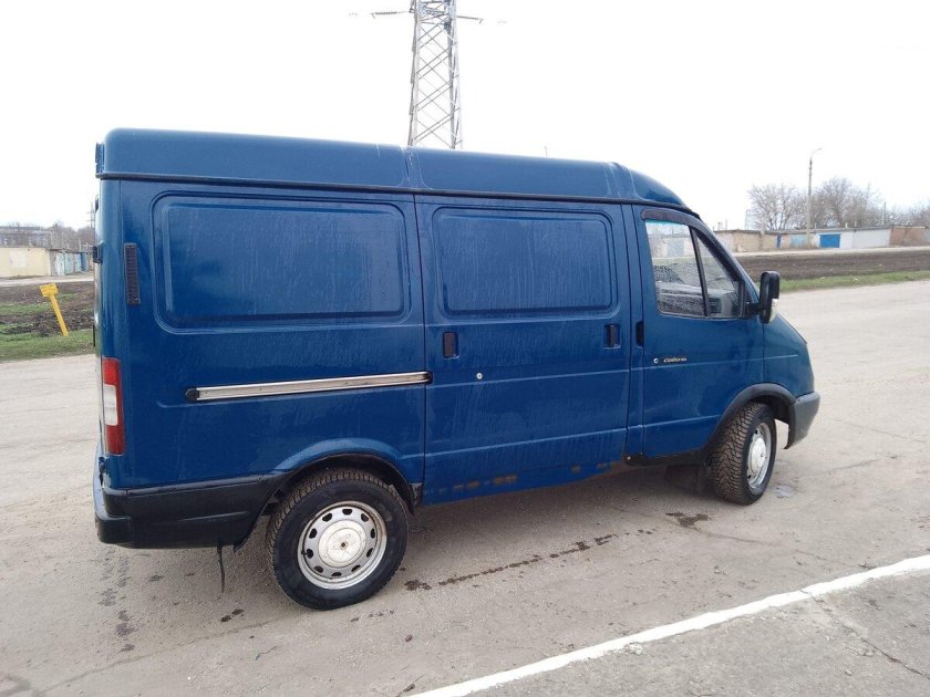 Газ газель 2705 синяя цельнометаллическая