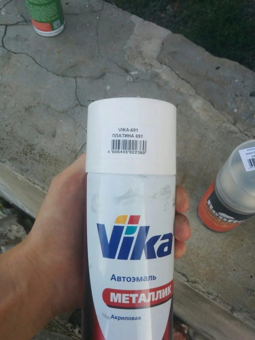 Белое облако краска автомобильная