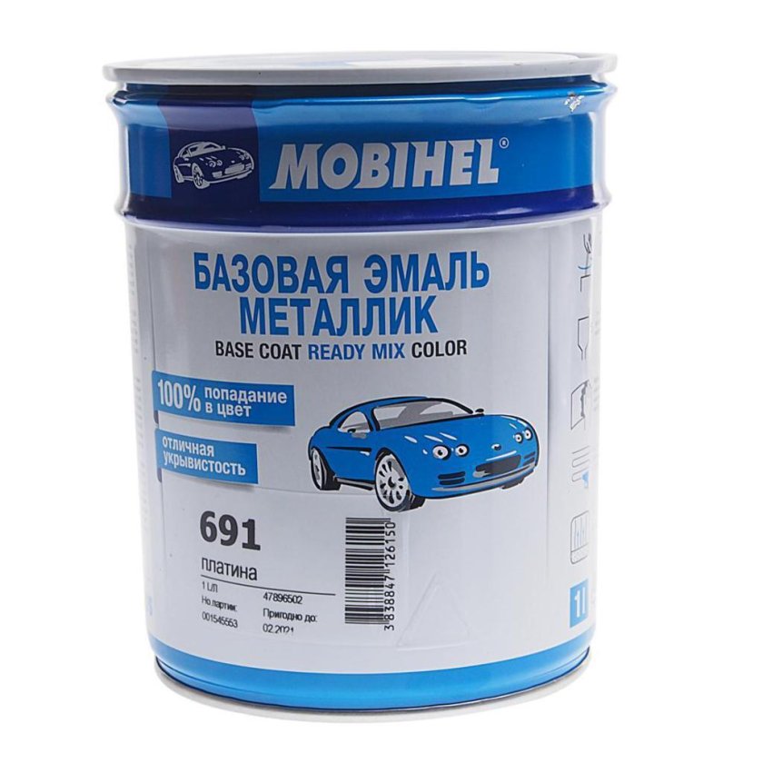 Платина 691 металлик краска